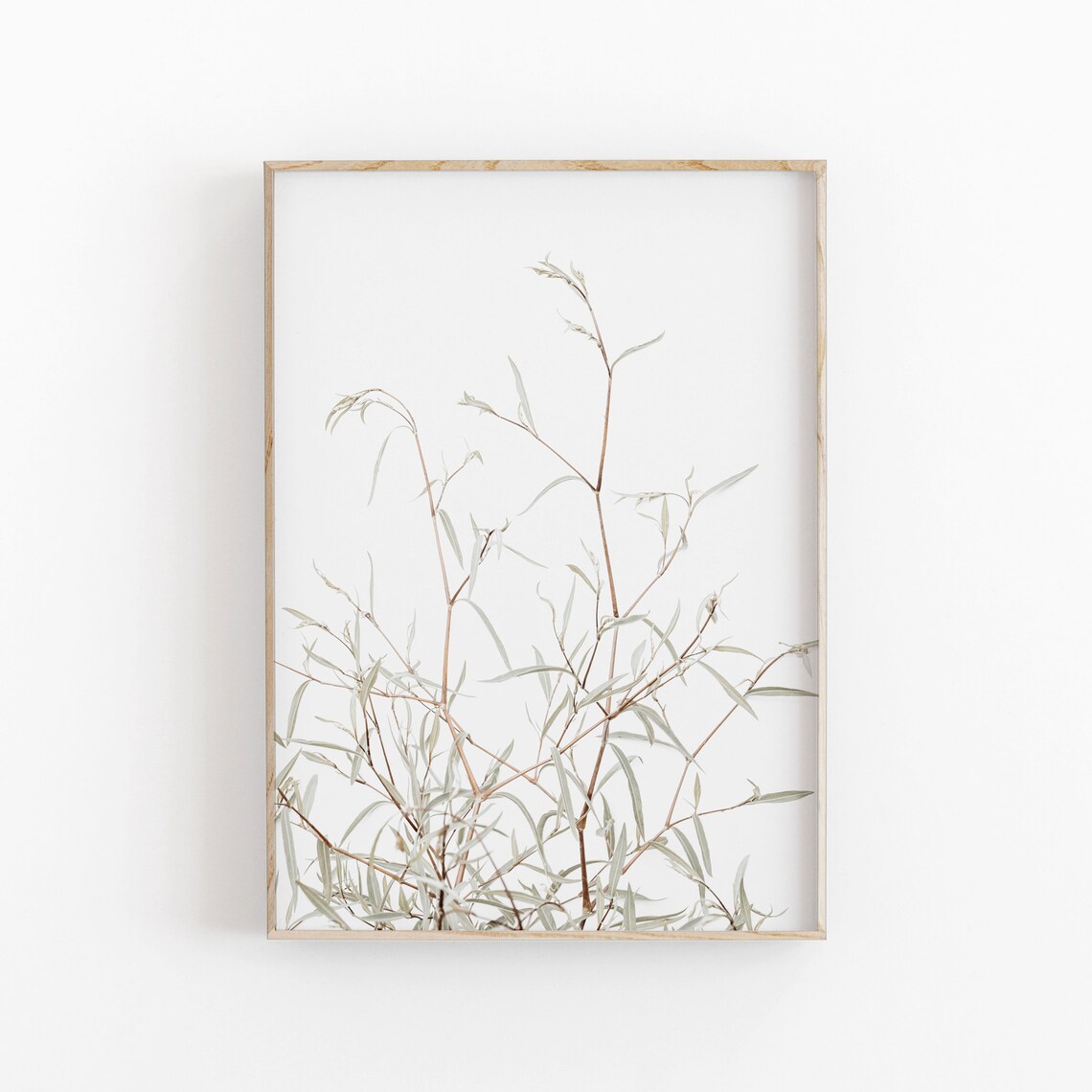 Botanical Art Print, Modern Minimalist Decor - Image 2
