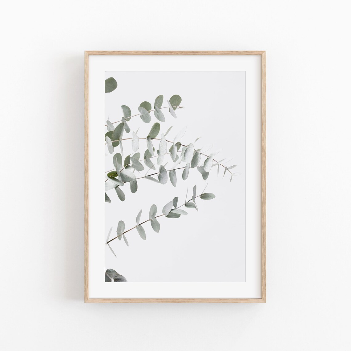 Eucalyptus Print, Modern Minimalist Art Print