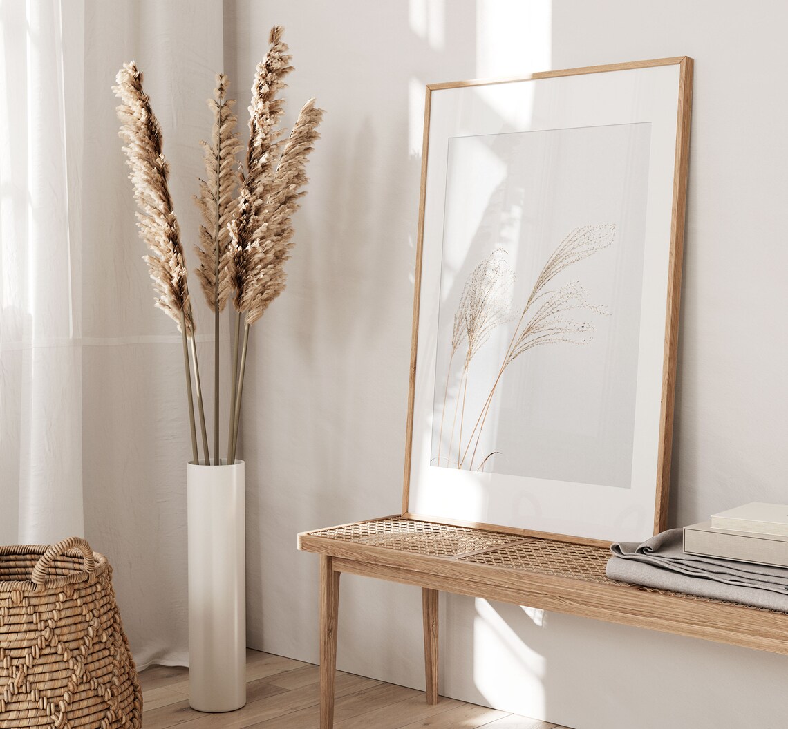 Pampas Grass Print, Rustic Farmhouse Decor - Image 2