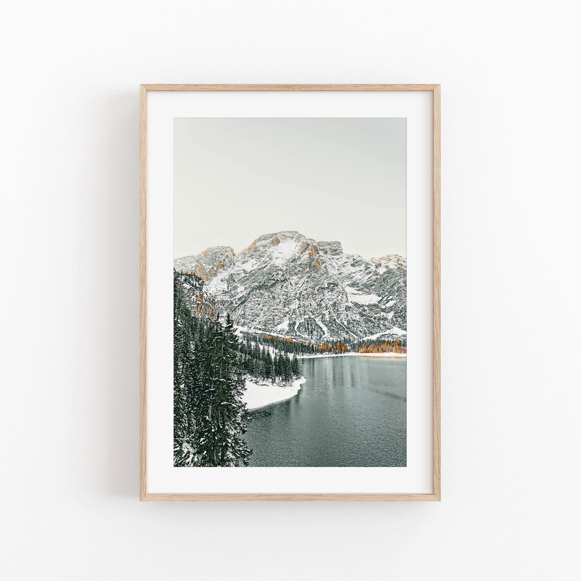 Mountain Print, Modern Minimalist Poster Art