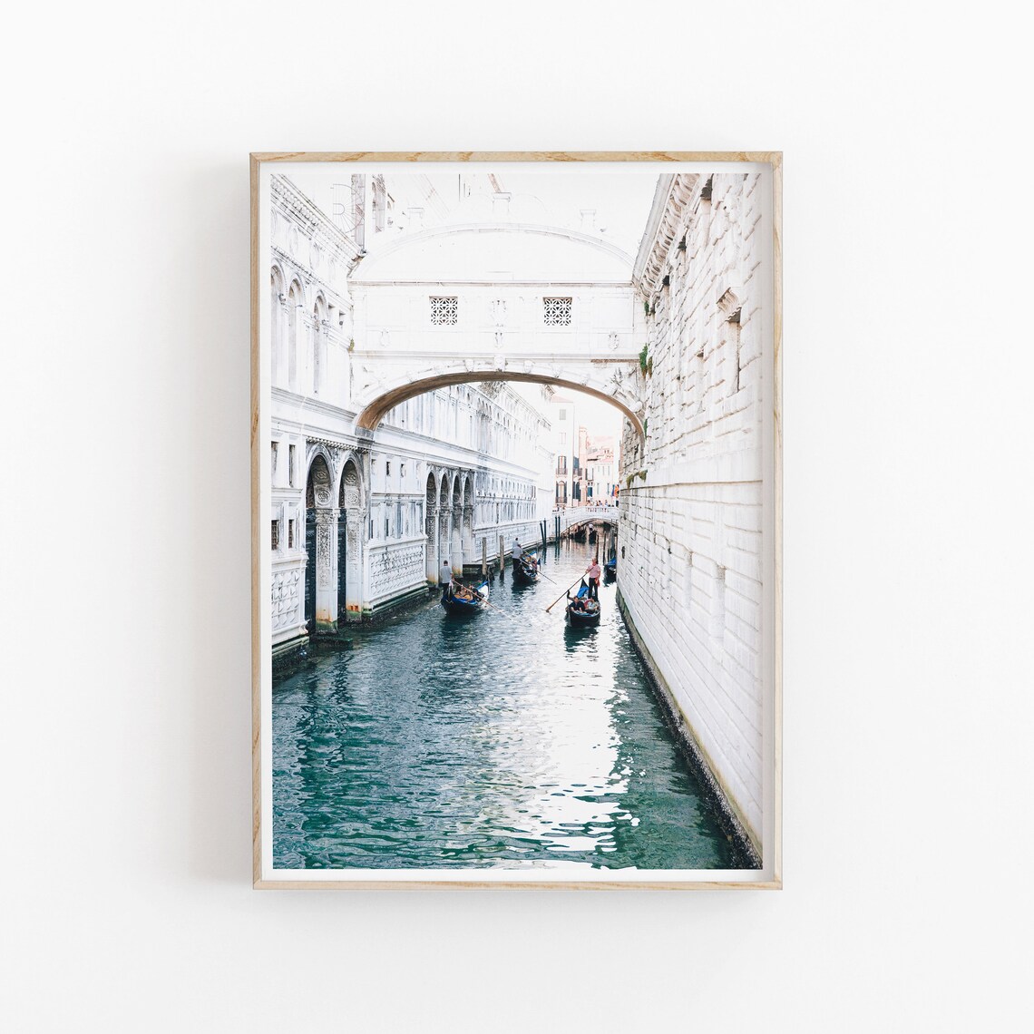 Italy City Print, Venice Gondola Travel Poster - Image 2
