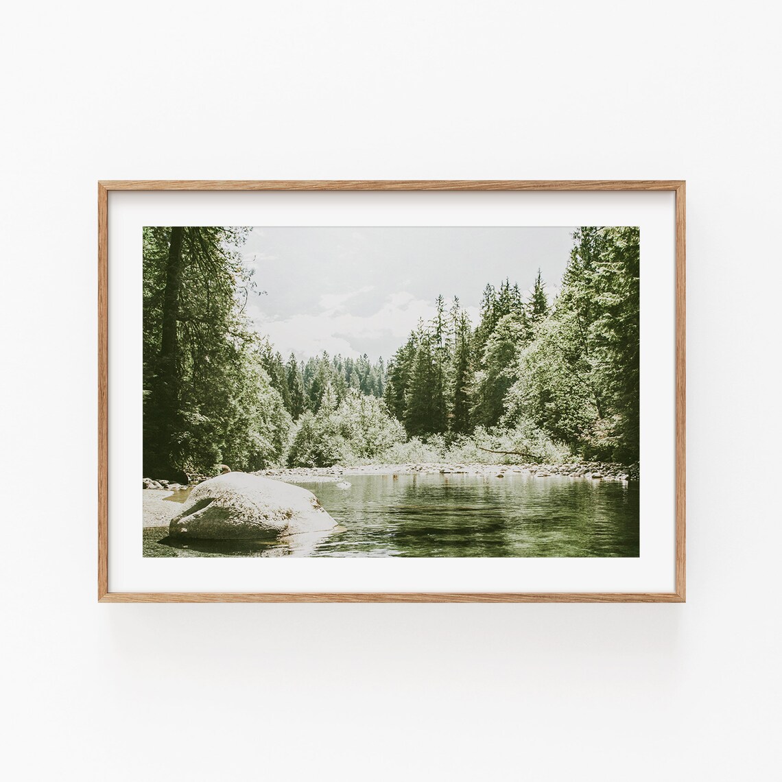 Nature Print, Minimalist Landscape Art Print