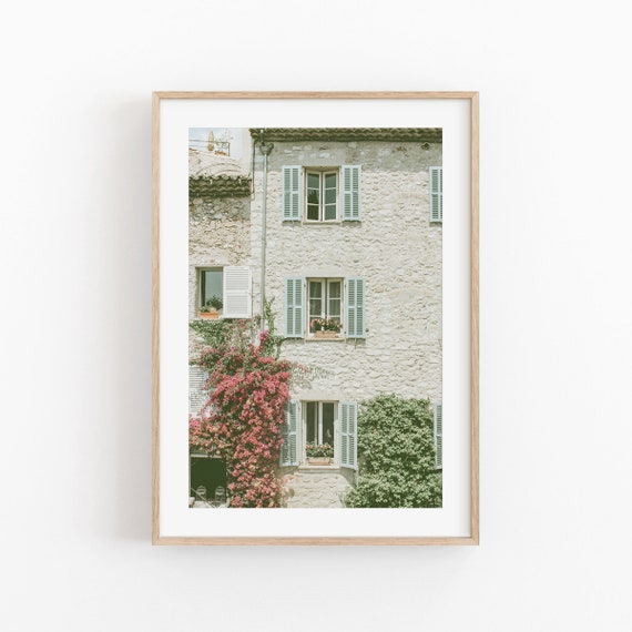 France City Landscape Travel Poster, Wall Art