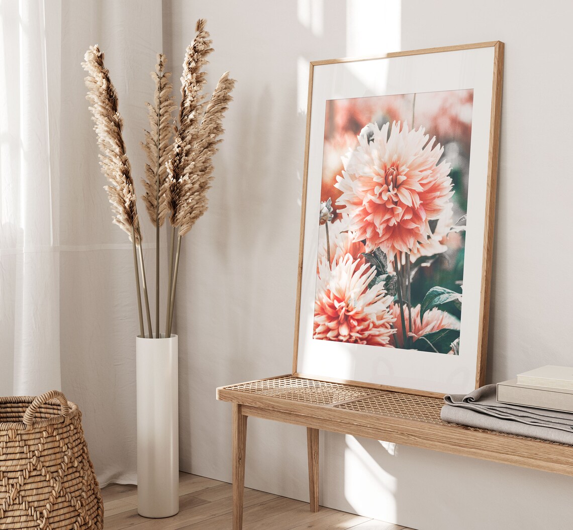 Summer Flowers Print, Modern Minimalist Art Print - Image 3