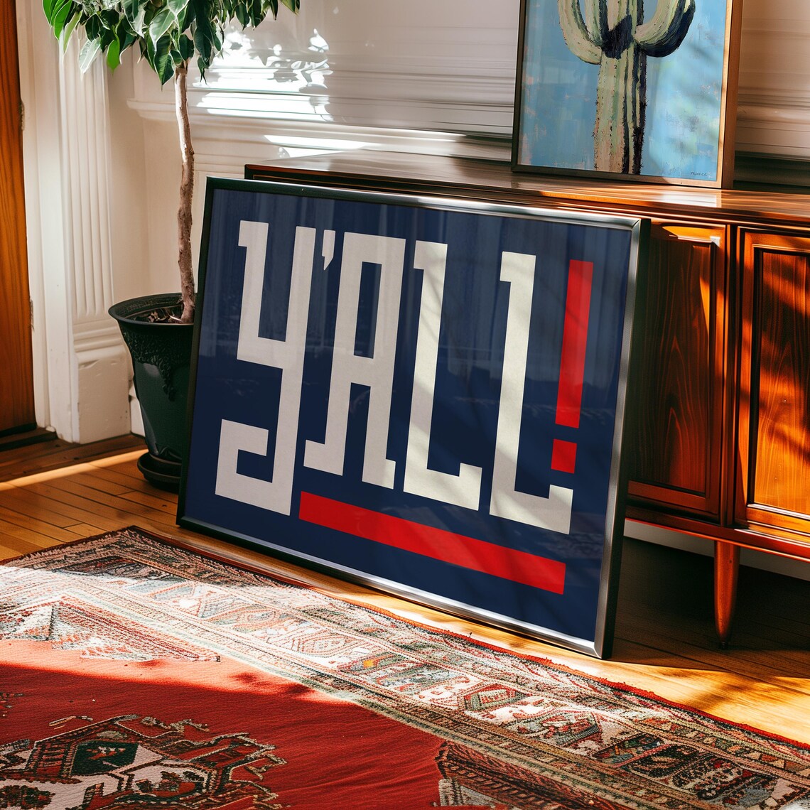 Yall Southern Wall Art Print, Southern Home Decor - Image 3