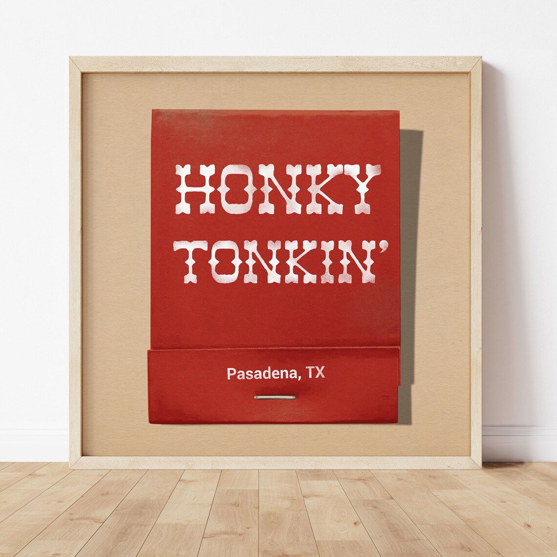 Honky Tonkin Western Decor Art Print, Southwestern