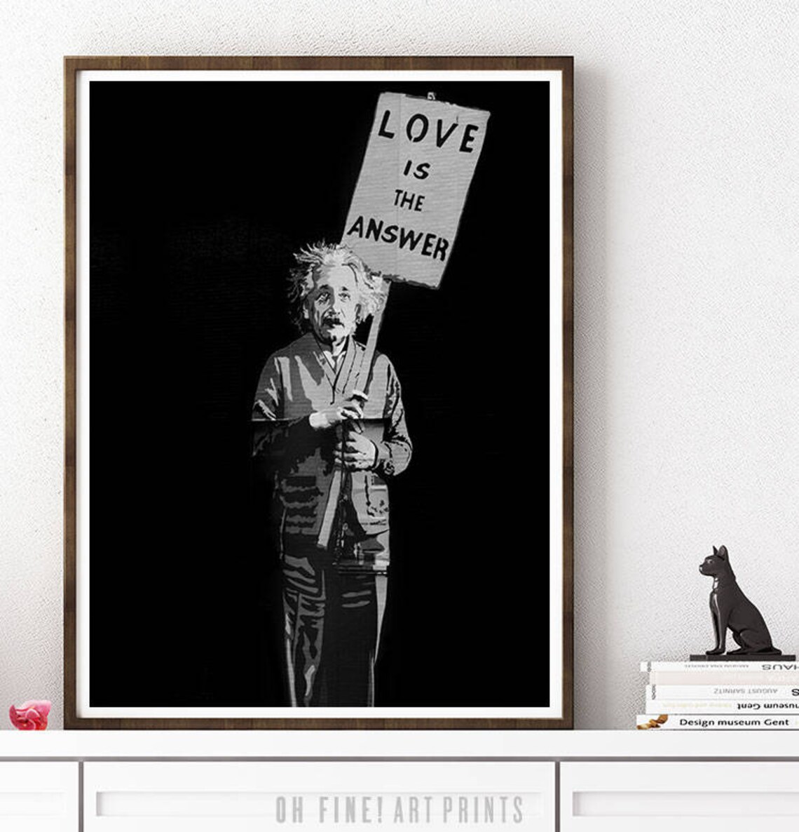 Love Is The Answer Quote Poster, Graffiti Style - Image 3