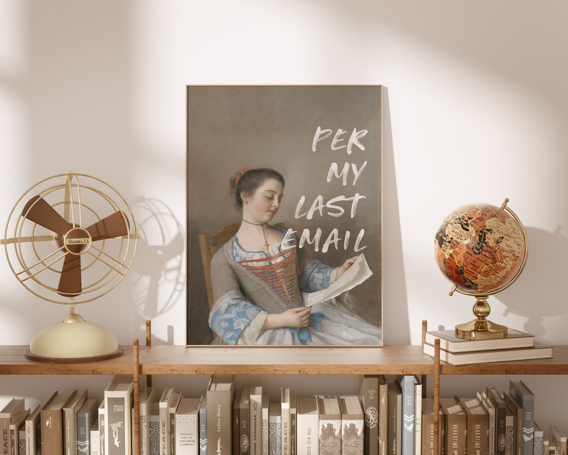 Per My Last Email Vintage Office Humor Art Print - Image 2