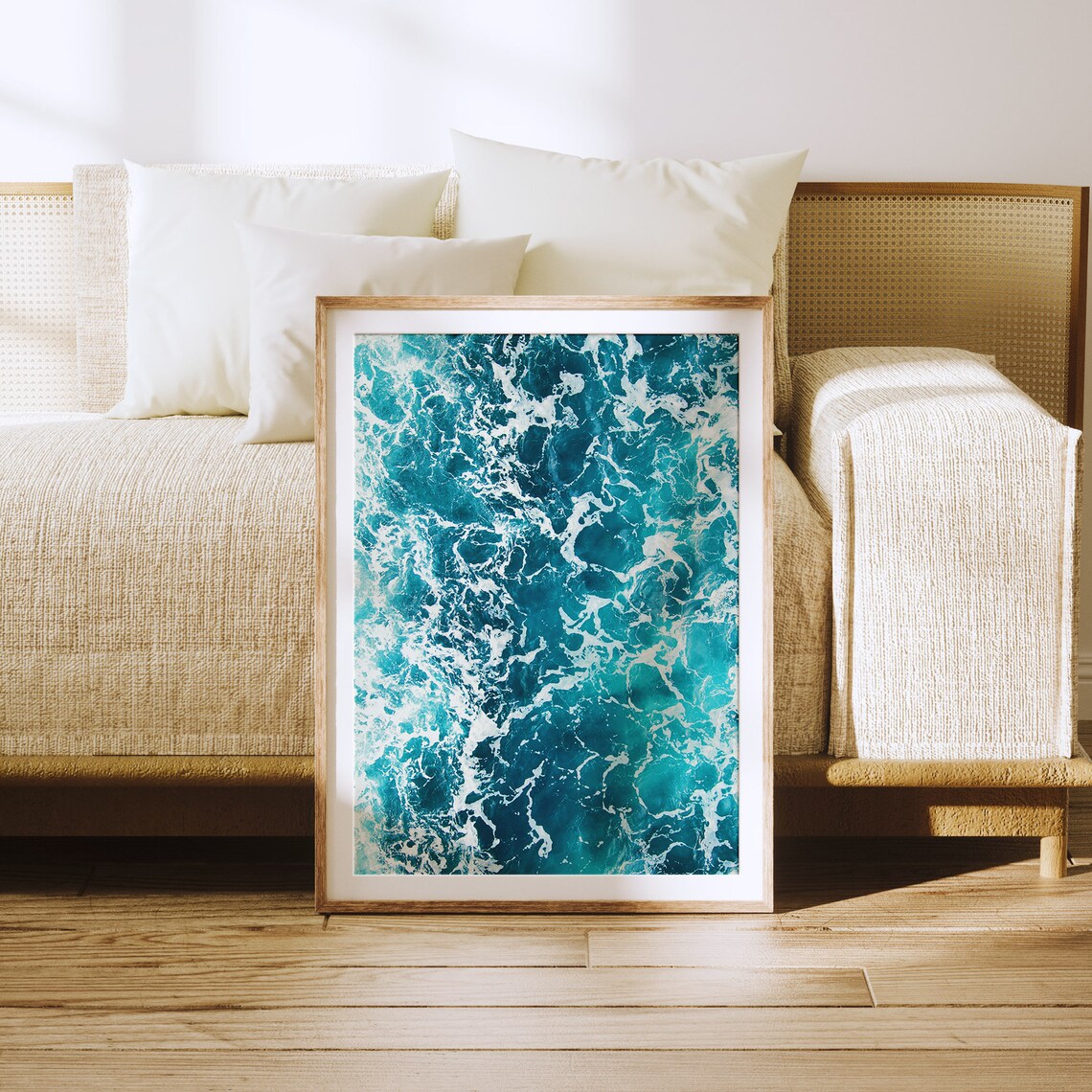 Ocean Wall Art Prints, Modern Coastal Decor - Image 3