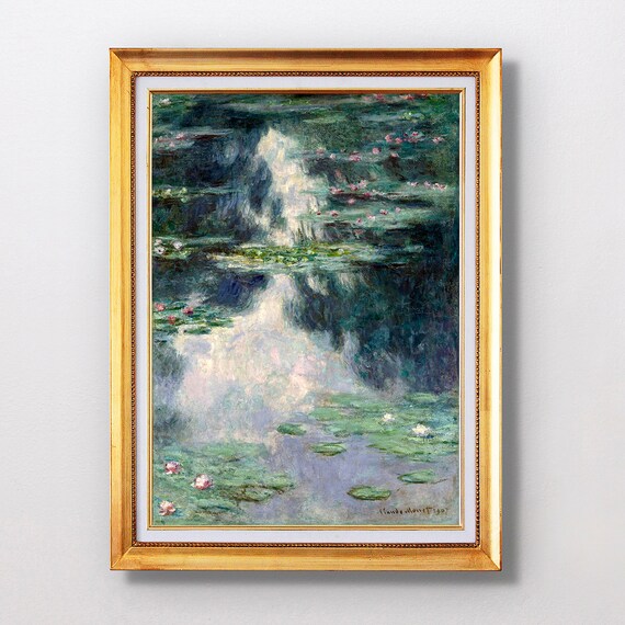 Claude Monet Pond With Water Lilies Fine Art Glice 1907 Sku 0087
