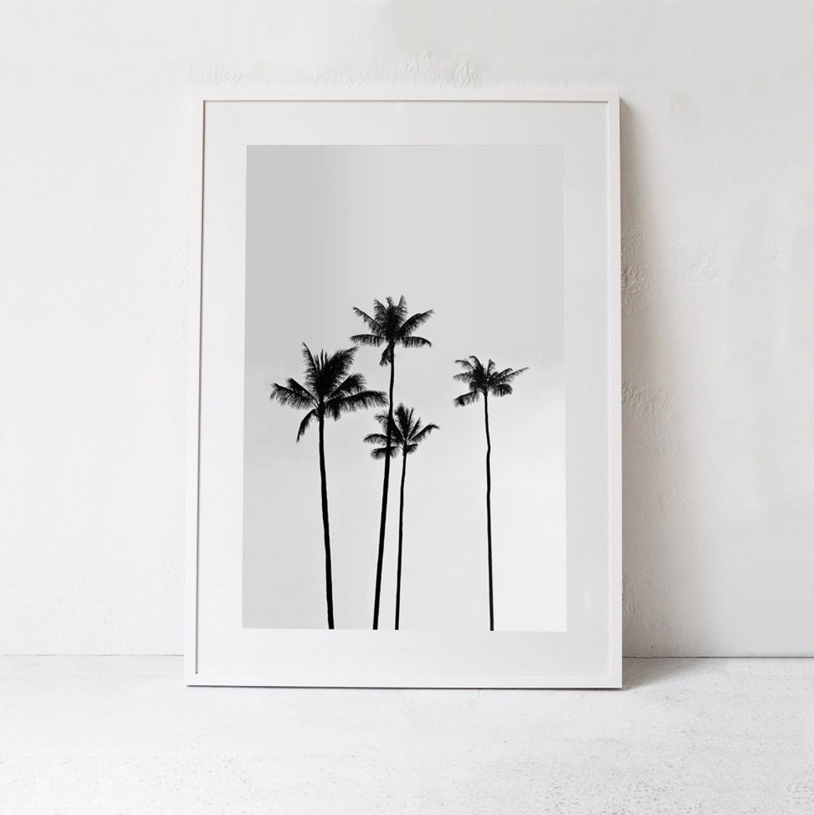 Palm Tree - Black And White Tropical - Image 3