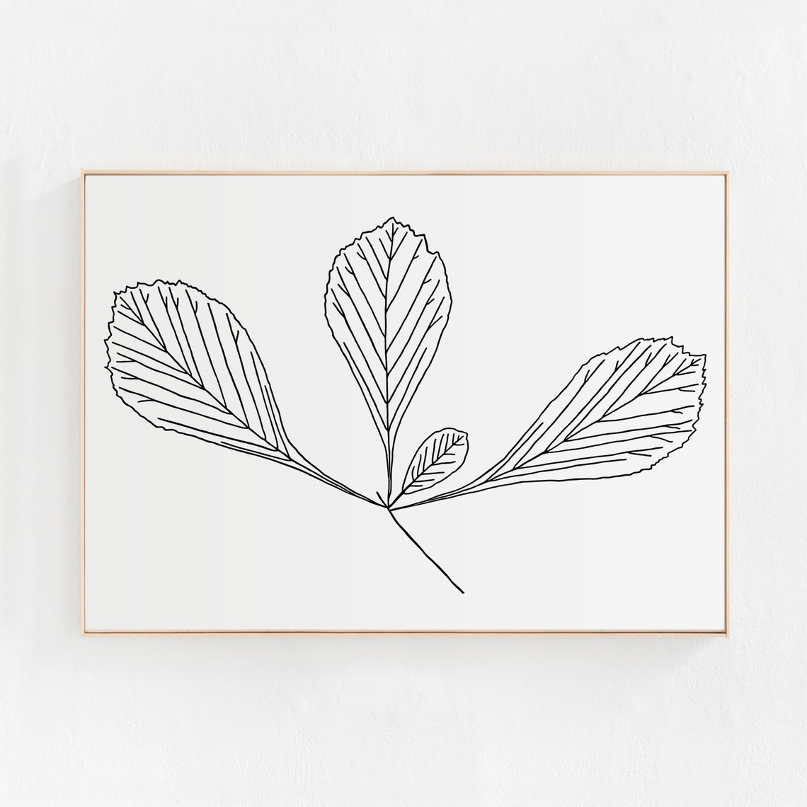 Minimalist Botanical Illustration Art Print