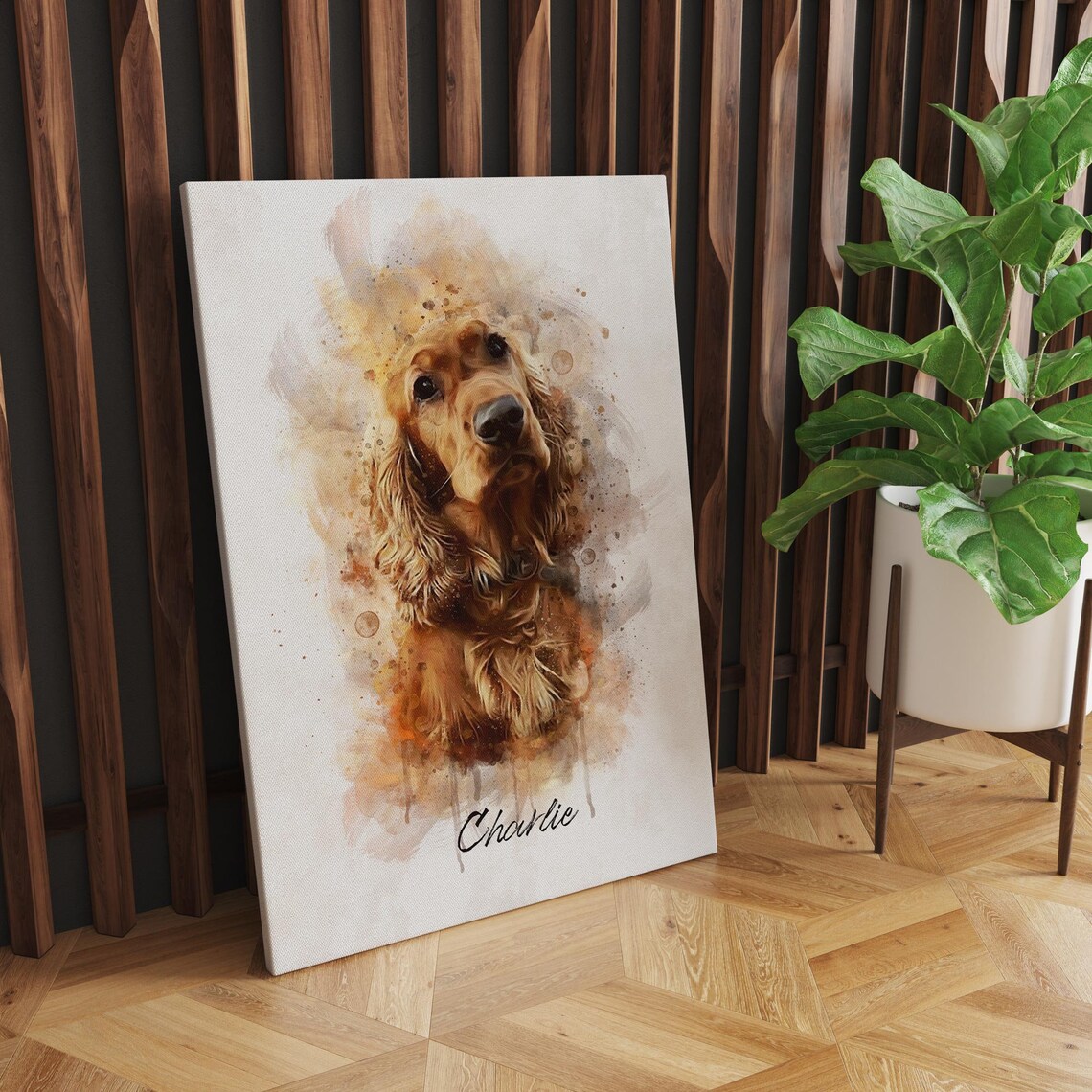 Two Pets Portrait, Personalised Art Print - Image 3