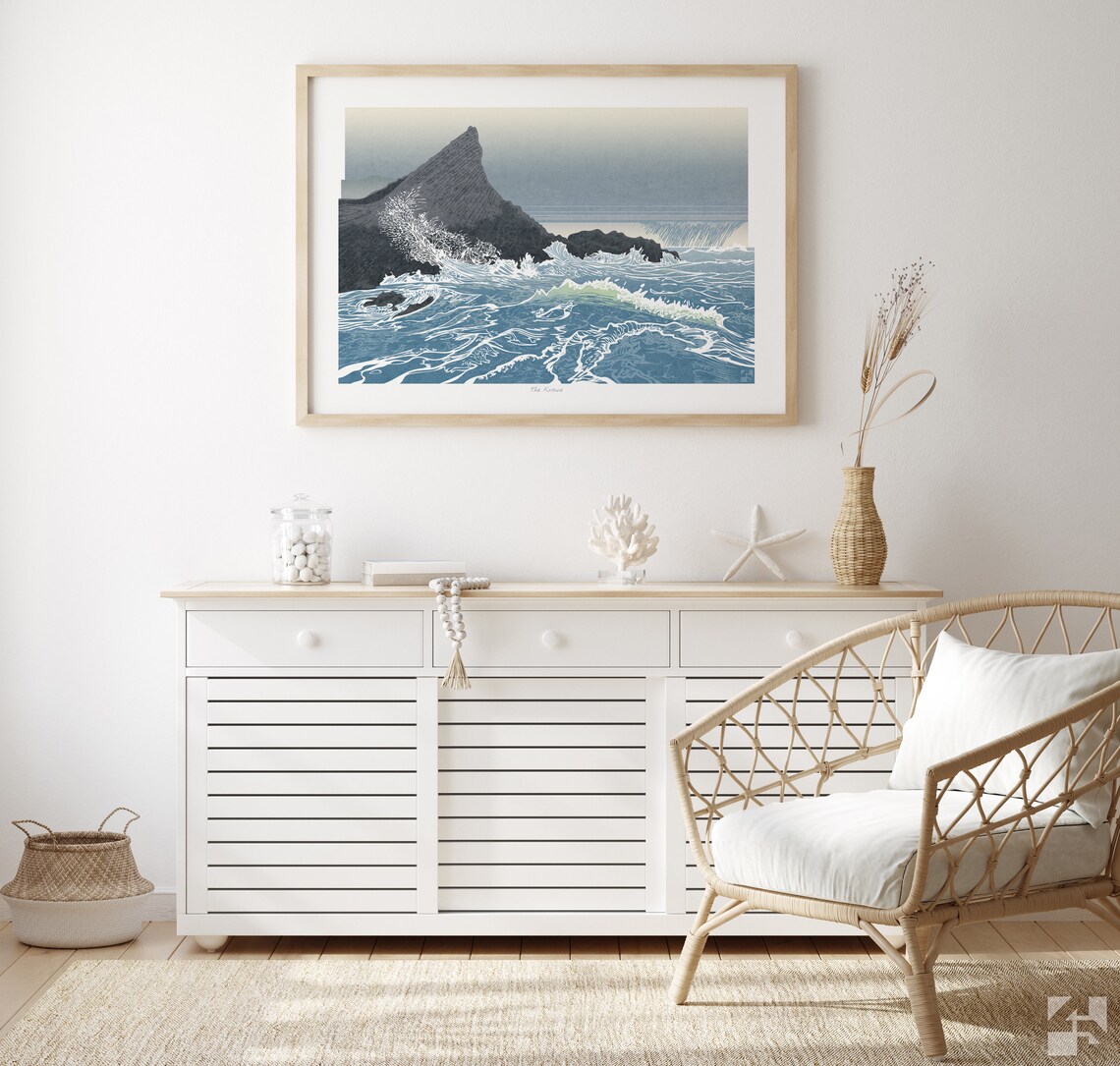 The Knave Gower Wales Travel Poster, Landscape Print - Image 2