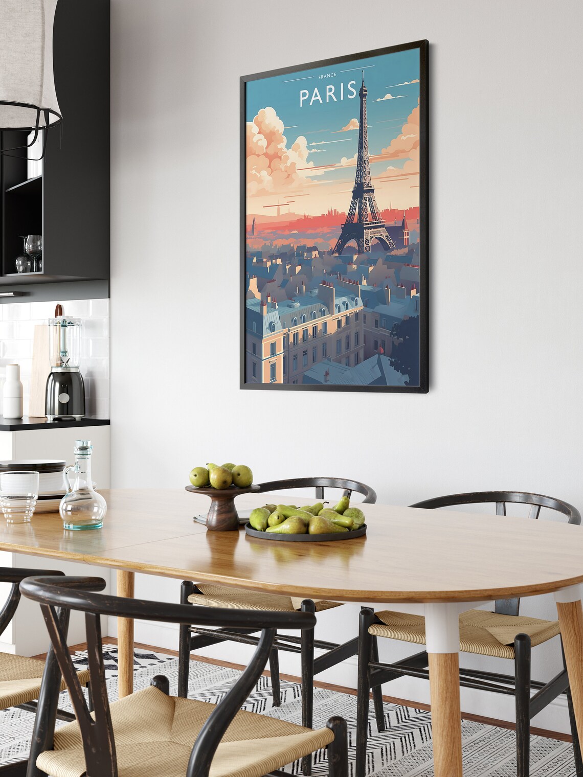 Paris Travel Poster, France City Art Print - Image 6