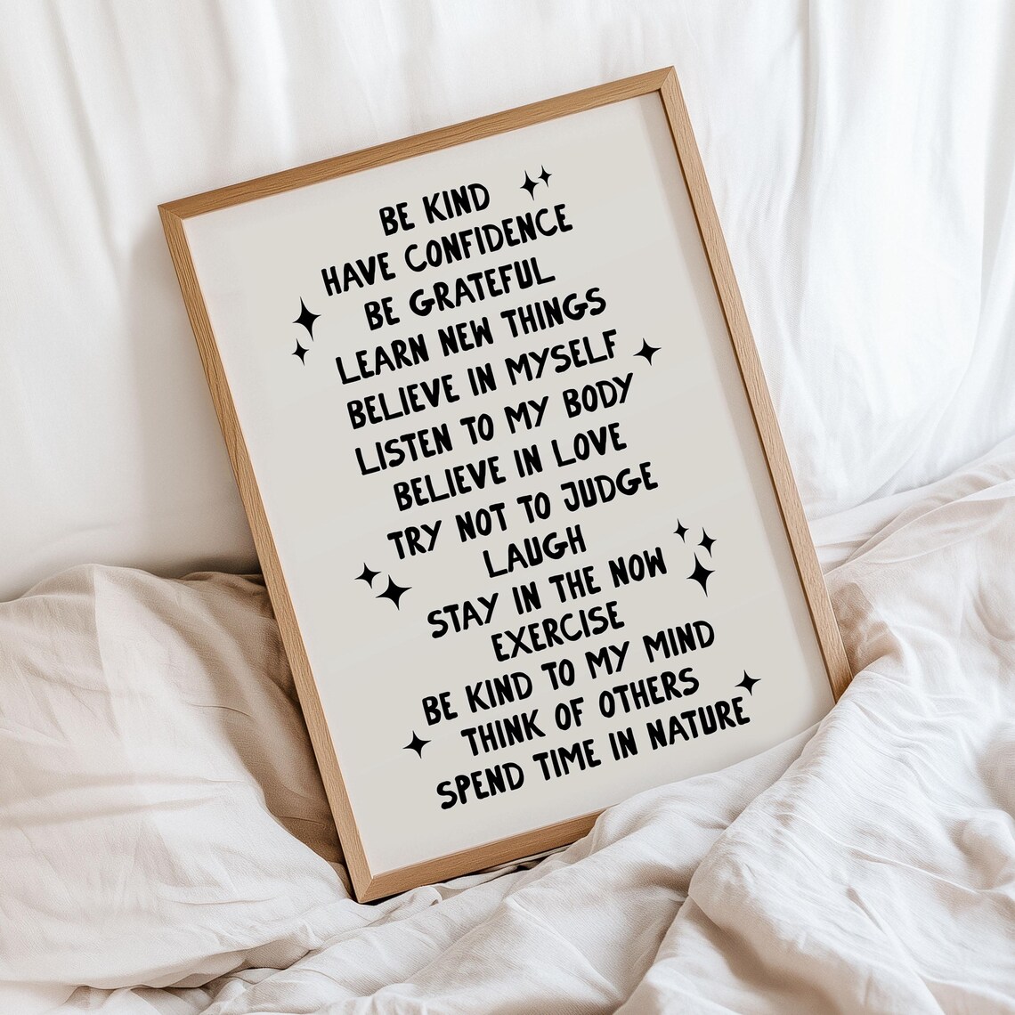 Positivity Typography To-Do List, Affirmation Poster - Image 4