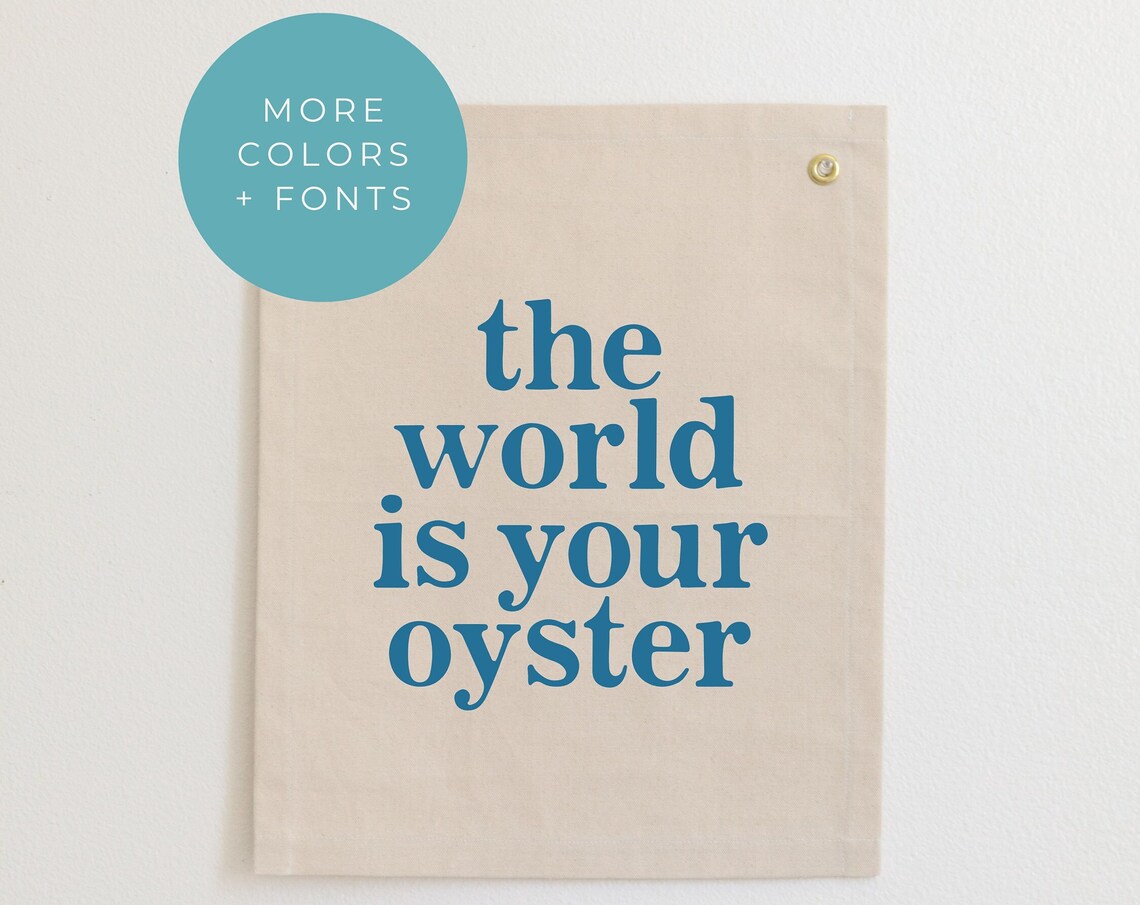 The World Is Your Oyster Surf Nursery Decor Art Print