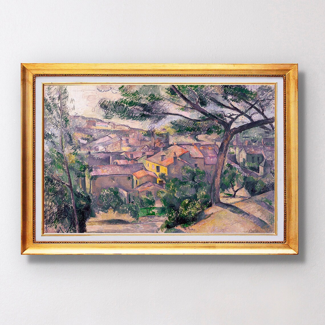 Paul Cezanne Morning View Of Lestaque Against The Sunlight 1882 Fine Art Glice Sku 0225