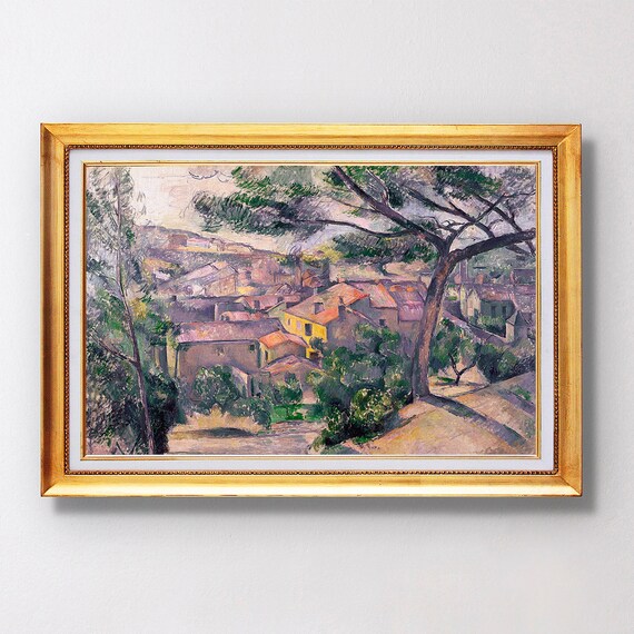 Paul Cezanne Morning View Of Lestaque Against The Sunlight 1882 Fine Art Glice Sku 0225