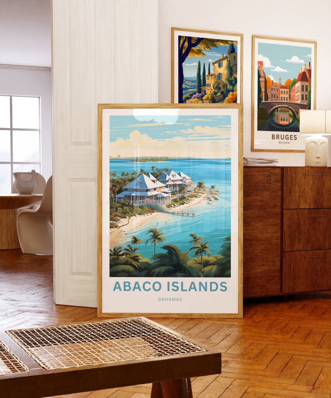 Abaco Islands Travel Print Abaco Islands Poster Bahamas Wall Art Framed Present Gift Bahamas Present - Image 5