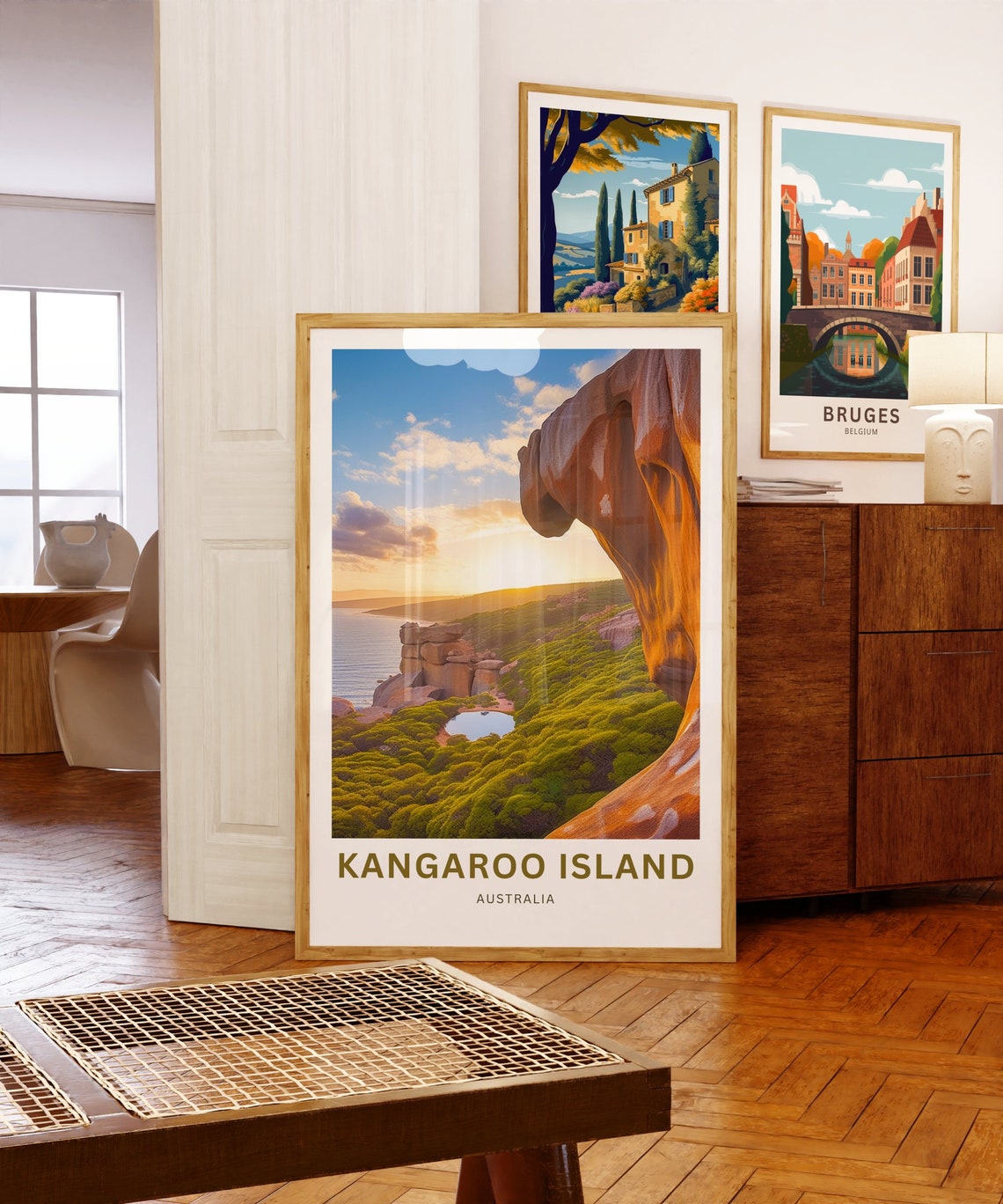 Personalized Kangaroo Island Travel Print Kangaroo Island Poster Australia Wall Art Framed Present Gift Australia Present - Image 5