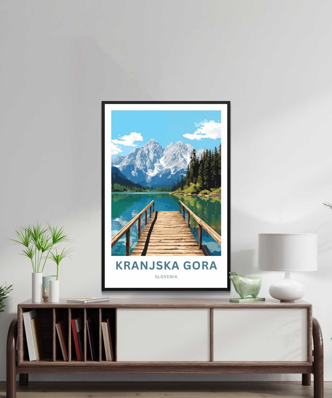 Kranjska Gora Travel Poster, Slovenia Wall Art - Image 2
