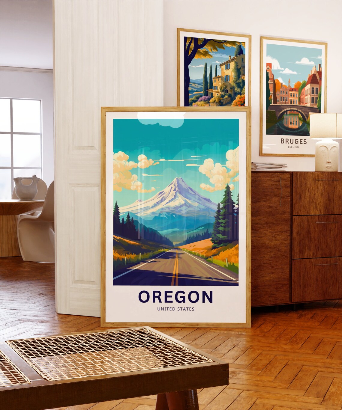 Oregon United States Wall Art Poster Print - Image 5