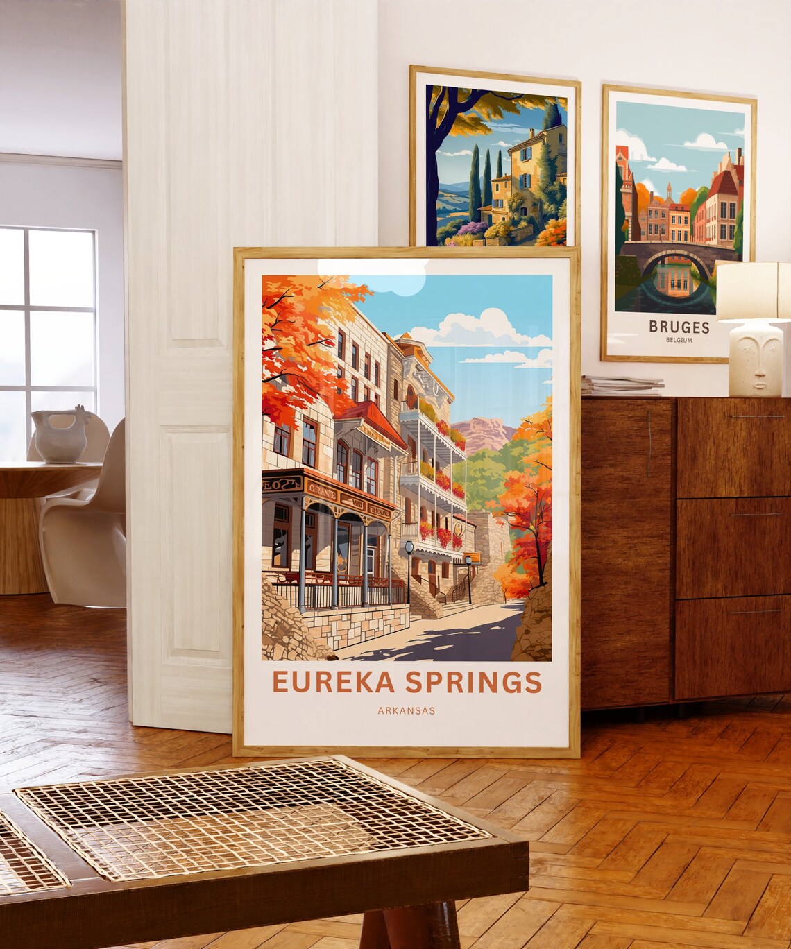 Personalized Eureka Springs Travel Poster, Arkansas Art Print - Image 5