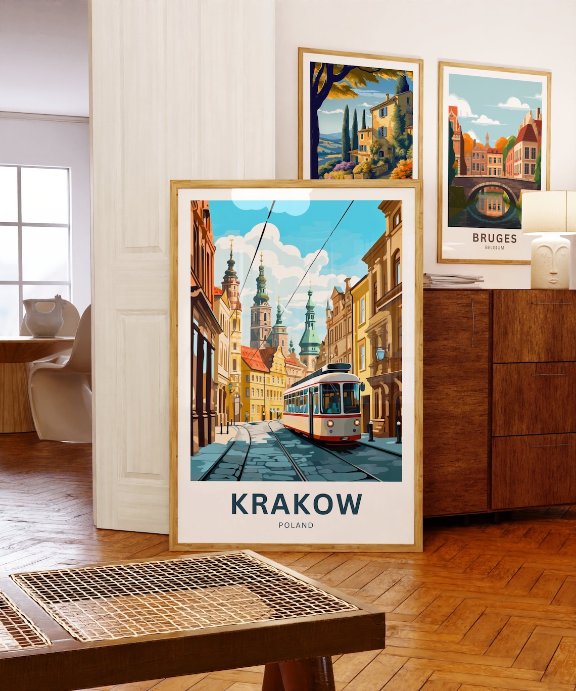 Krakow Travel Poster, Poland Travel Wall Art - Image 3