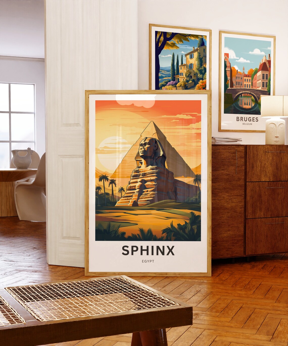 Sphinx Travel Poster, Egypt Wall Art Print - Image 5