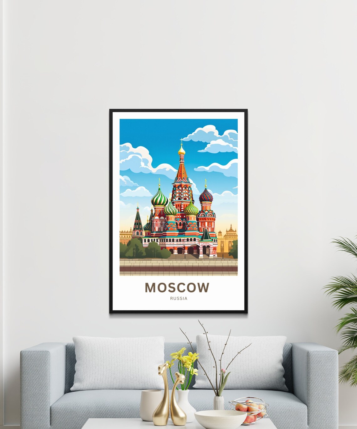Moscow Travel Poster, Russia Wall Art Print - Image 3