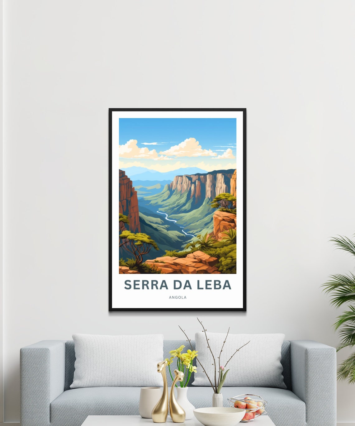 Serra Da Leba Print Serra Da Leba Poster Angola Wall Art Framed Present Gift Africa Present - Image 3