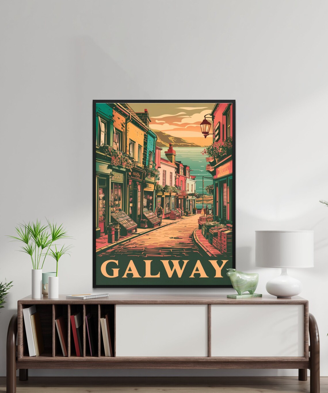Galway Vintage Travel Poster, Ireland Travel Poster - Image 3