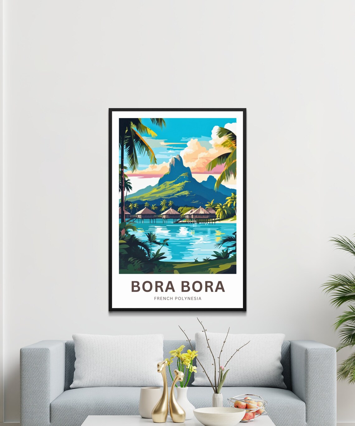 Bora Bora French Polynesia Travel Poster - Image 3