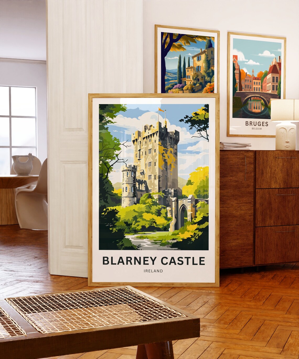 Personalized Blarney Castle Travel Poster, Ireland Wall Art - Image 5