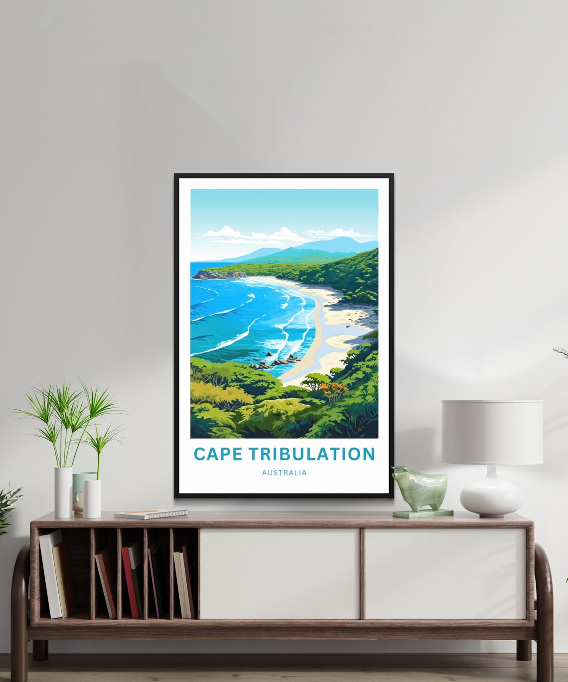Cape Tribulation Australia Pristine Beach Vintage Travel Poster Gift - Image 4