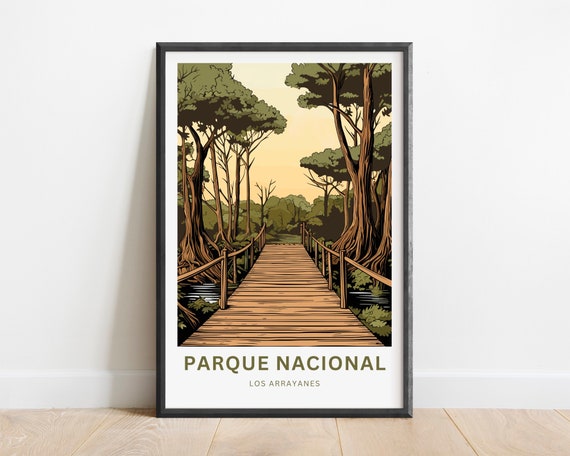Parque Nacional Los Arrayanes Travel Poster, Argentina