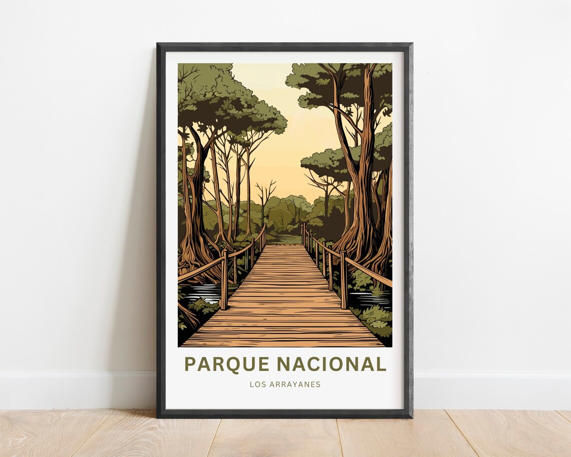 Parque Nacional Los Arrayanes Travel Poster, Argentina
