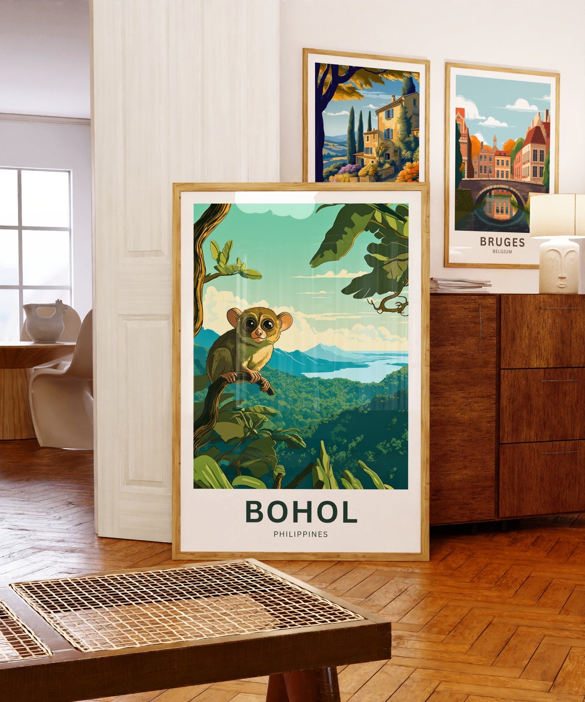 Bohol Philippines Tarsier Primate Jungle Valley Viewpoint Poster - Image 5