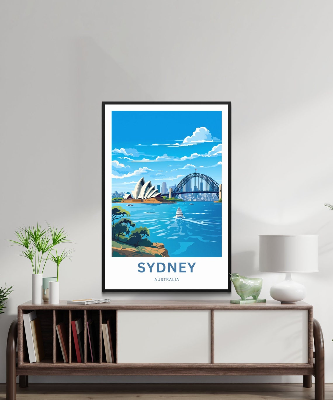 Sydney Australia Opera House Harbour Bridge Ferry Travel Poster - Image 2