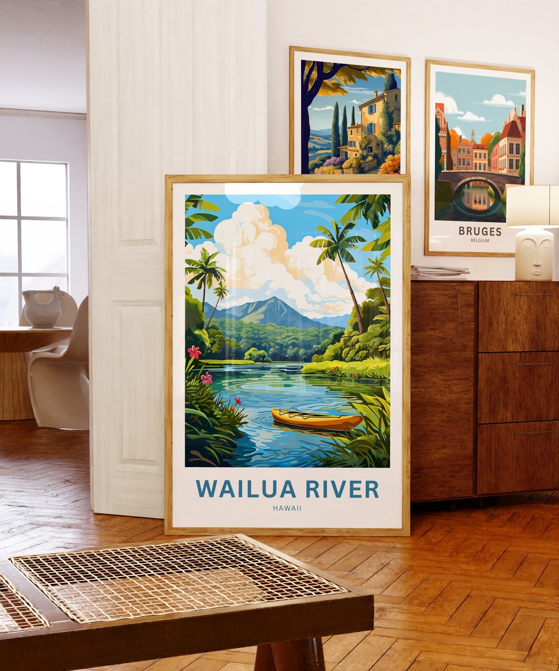 Wailua River Travel Poster, Hawaii Wall Art - Image 5