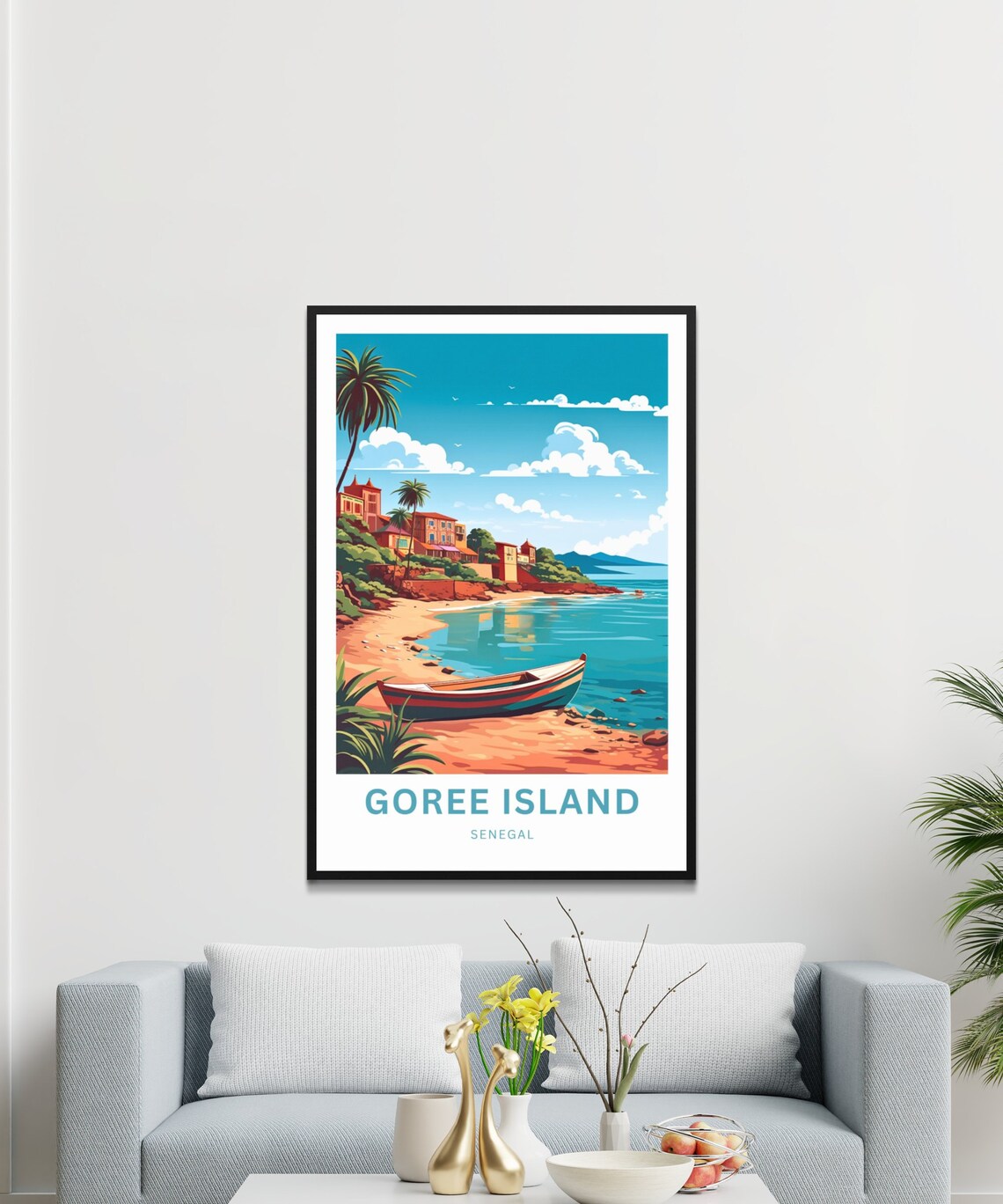 Personalized Goree Island Travel Poster, Senegal - Image 2
