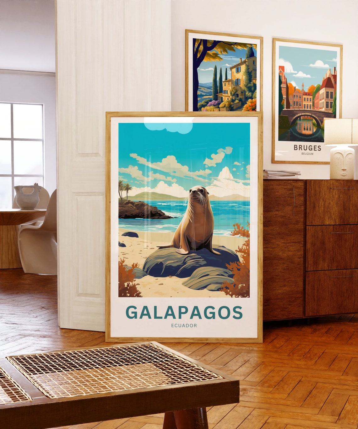 Personalized Galapagos Island Travel Print Galapagos Island Poster Ecuador Wall Art Framed Present Gift Ecuador Present - Image 5