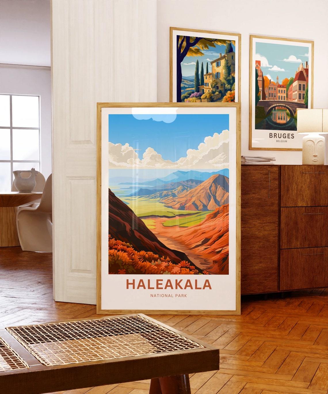 Personalized Haleakala National Park Volcano Custom Text Poster - Image 5