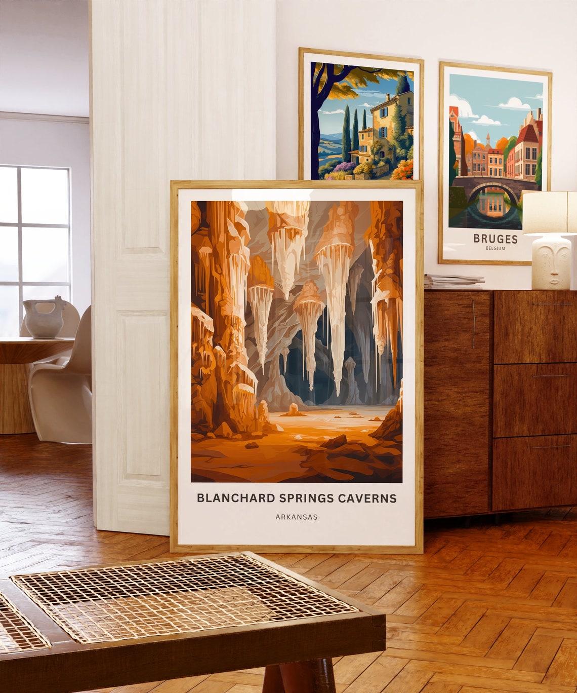 Blanchard Springs Caverns Arkansas Stalactites Travel Poster - Image 5
