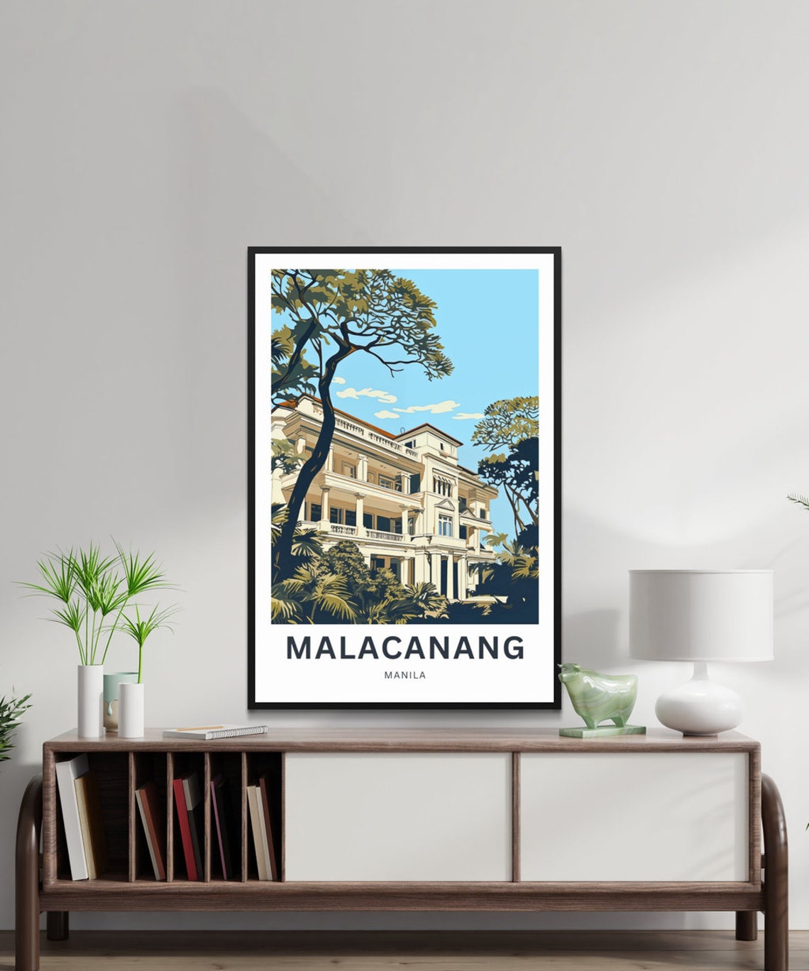 Malacanang Manila Philippines Personalized Travel Art Poster - Image 2