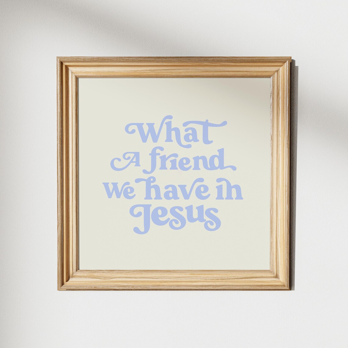 What A Friend We Have In Jesus Art Print, Trendy Decor - Image 2