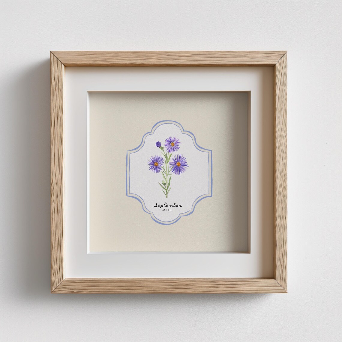 September Birth Month Flower, Personalized Gift - Image 2