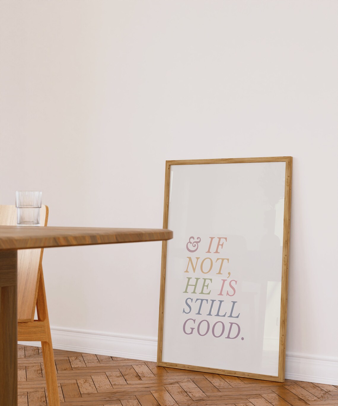 And If Not He Is Still Good Christian Art Print - Image 4