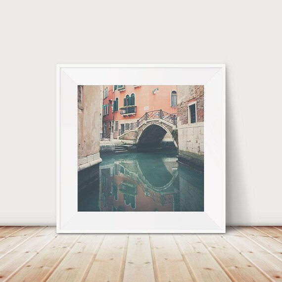 Venice Bridge Photograph, European Travel Art Print